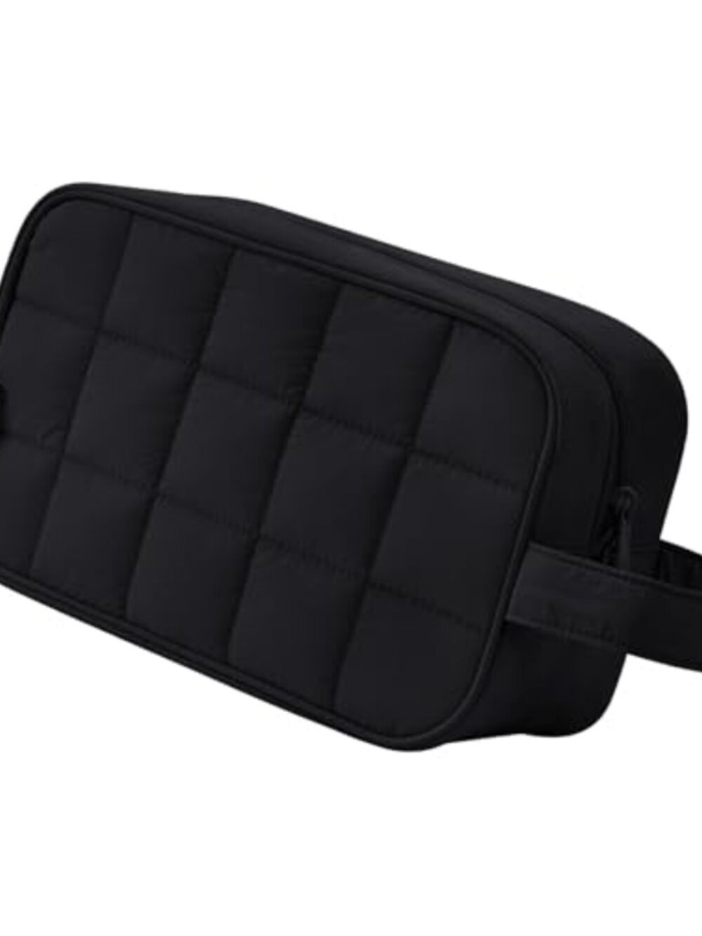 Puffer Quilted Travel Toiletry Makeup Bag Cosmetic Organizer